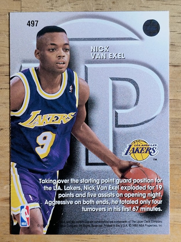 1993-94 Upper Deck #497 Nick Van Exel TP
