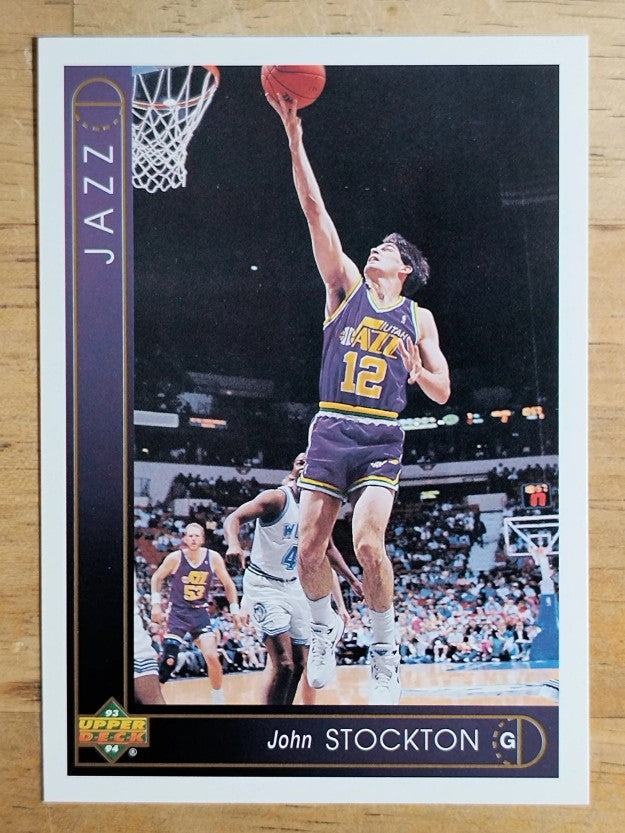 1993-94 Upper Deck International Spanish #63 John Stockton