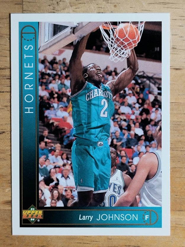 1993-94 Upper Deck International Spanish #80 Larry Johnson