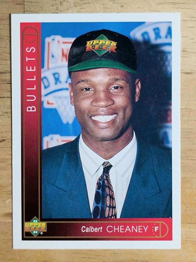 1993-94 Upper Deck International Spanish #86 Calbert Cheaney