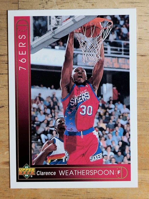 1993-94 Upper Deck International Spanish #87 Clarence Weatherspoon
