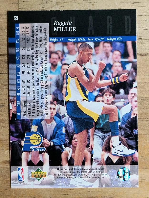 1993-94 Upper Deck SE #53 Reggie Miller