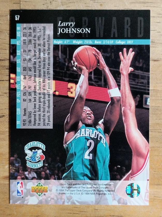 1993-94 Upper Deck SE #57 Larry Johnson