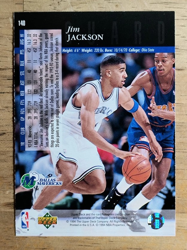 1993-94 Upper Deck SE #140 Jim Jackson