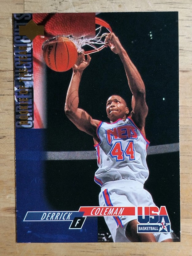 1994 Upper Deck USA #3 Derrick Coleman/1991 Rookie of the Year