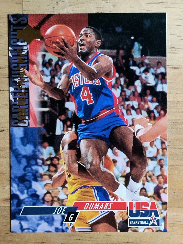 1994 Upper Deck USA #9 Joe Dumars/1989 NBA Finals MVP
