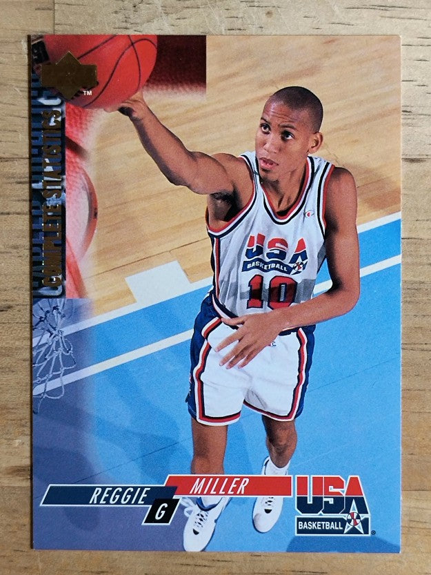 1994 Upper Deck USA #42 Reggie Miller/Career Statistics