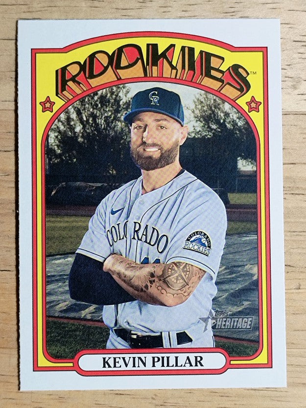 2021 Topps Heritage #236 Kevin Pillar