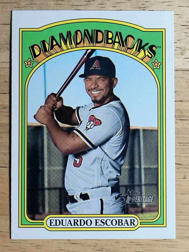 2021 Topps Heritage #237 Eduardo Escobar