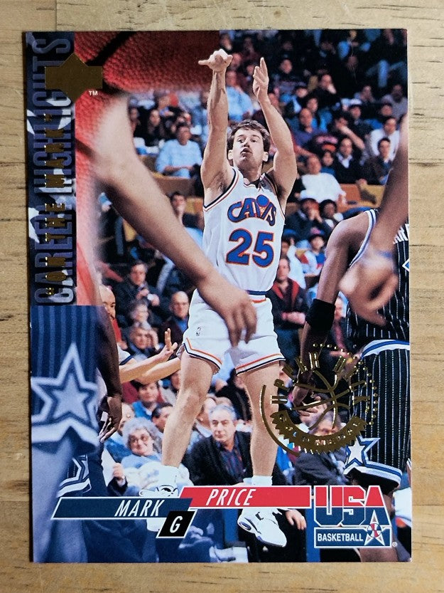 1994 Upper Deck USA Gold Medal #58 Mark Price/On The Mark