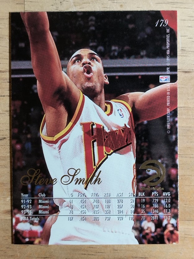 1994-95 Flair #179 Steve Smith