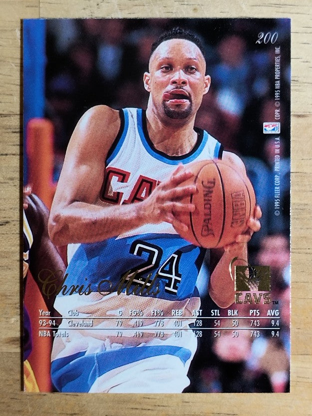 1994-95 Flair #200 Chris Mills