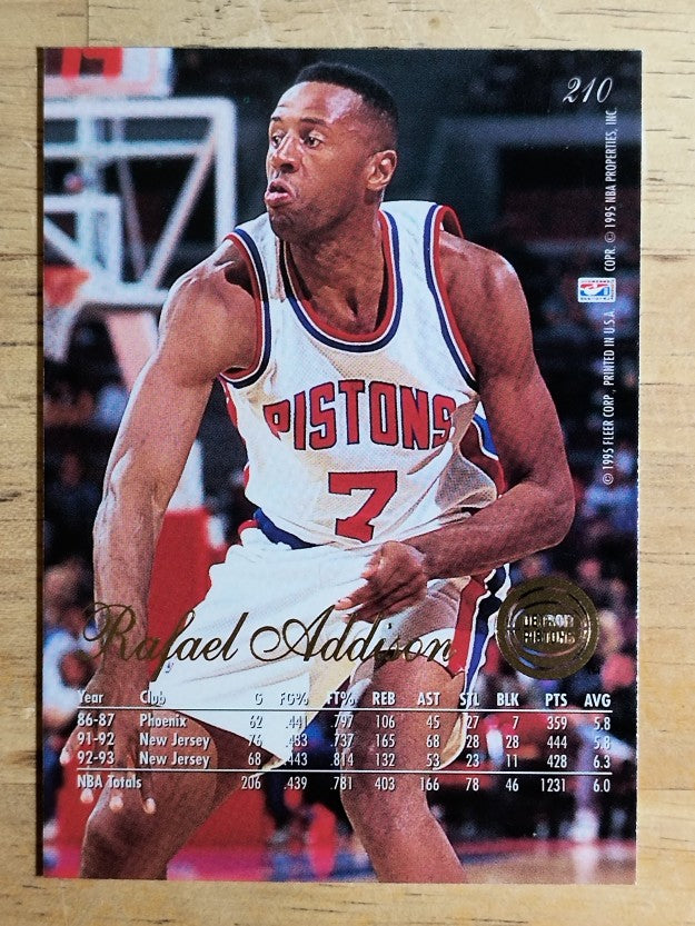 1994-95 Flair #210 Rafael Addison