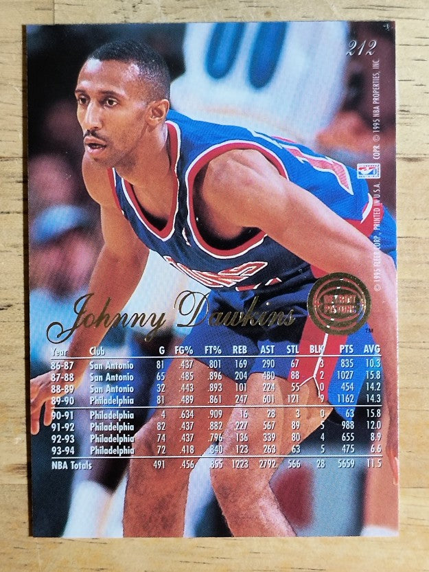 1994-95 Flair #212 Johnny Dawkins