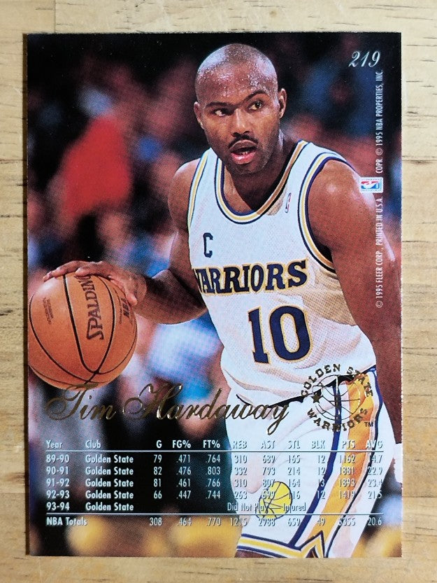 1994-95 Flair #219 Tim Hardaway