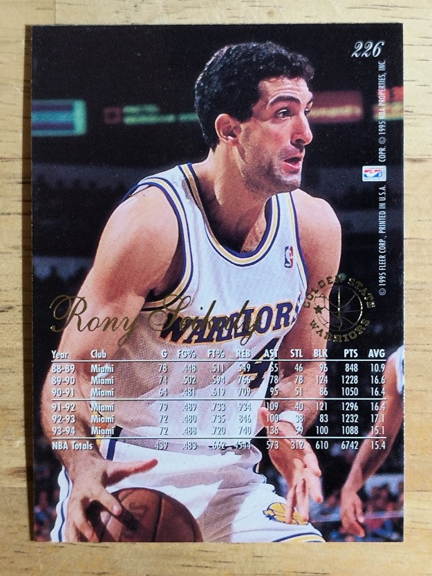 1994-95 Flair #226 Rony Seikaly