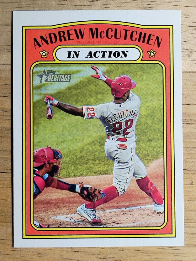 2021 Topps Heritage #240 Andrew McCutchen IA
