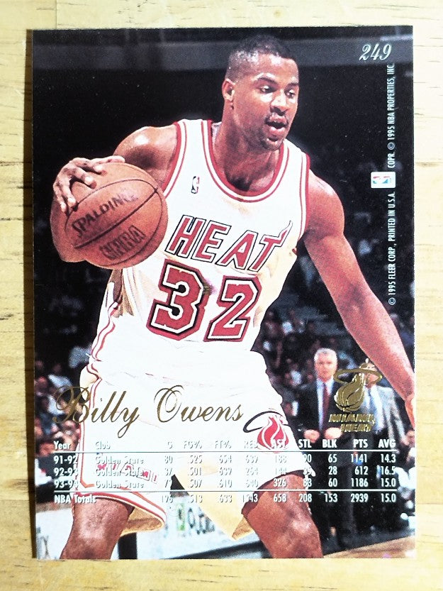 1994-95 Flair #249 Billy Owens