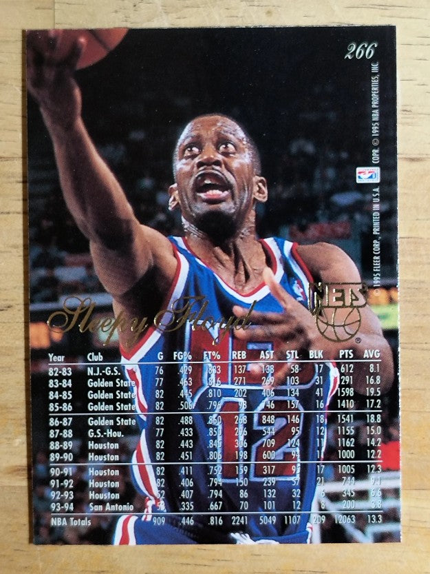 1994-95 Flair #266 Sleepy Floyd