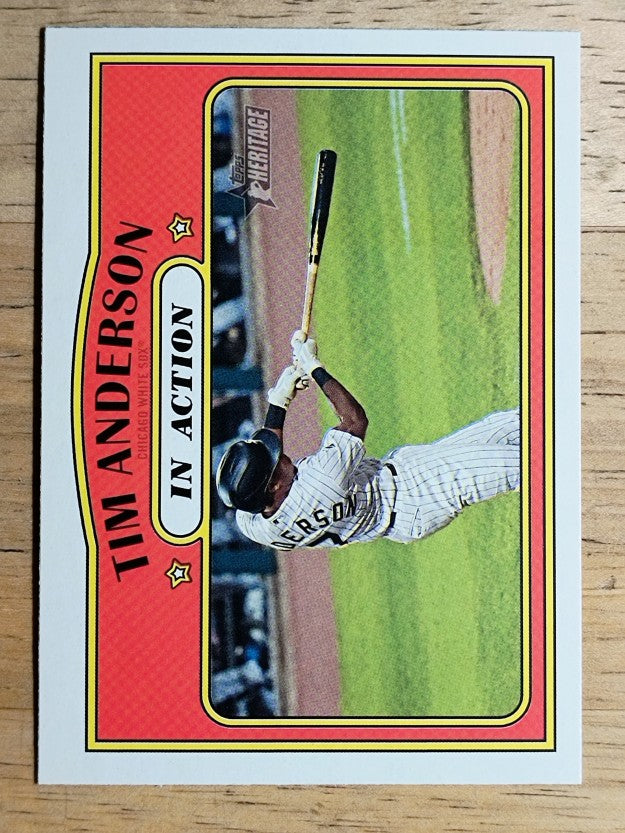 2021 Topps Heritage #244 Tim Anderson IA