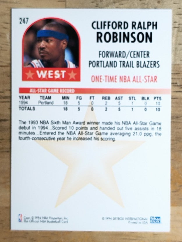 1994-95 Hoops #247 Clifford Robinson AS
