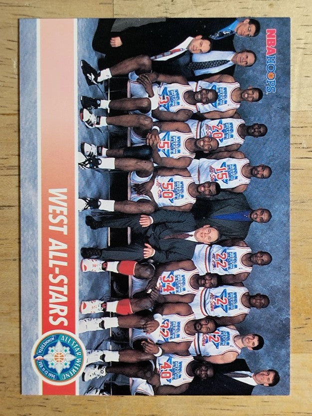 1994-95 Hoops #251 West Team