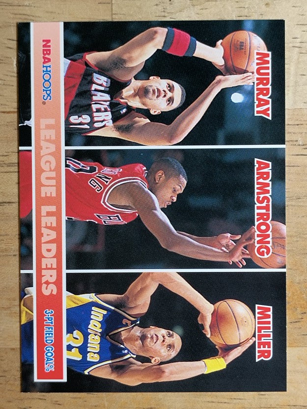 1994-95 Hoops #252 Tracy Murray LL/B.J. Armstrong/Reggie Miller