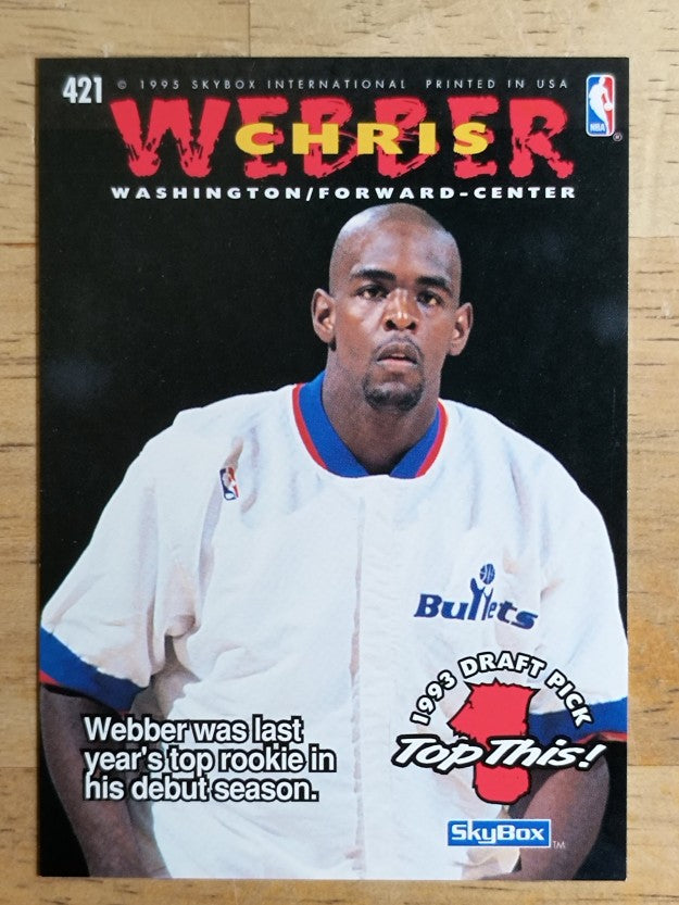1994-95 Hoops #421 Glenn Robinson TOP/Chris Webber