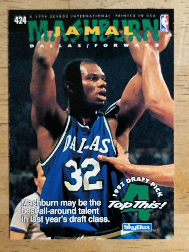 1994-95 Hoops #424 Donyell Marshall TOP/Jamal Mashburn