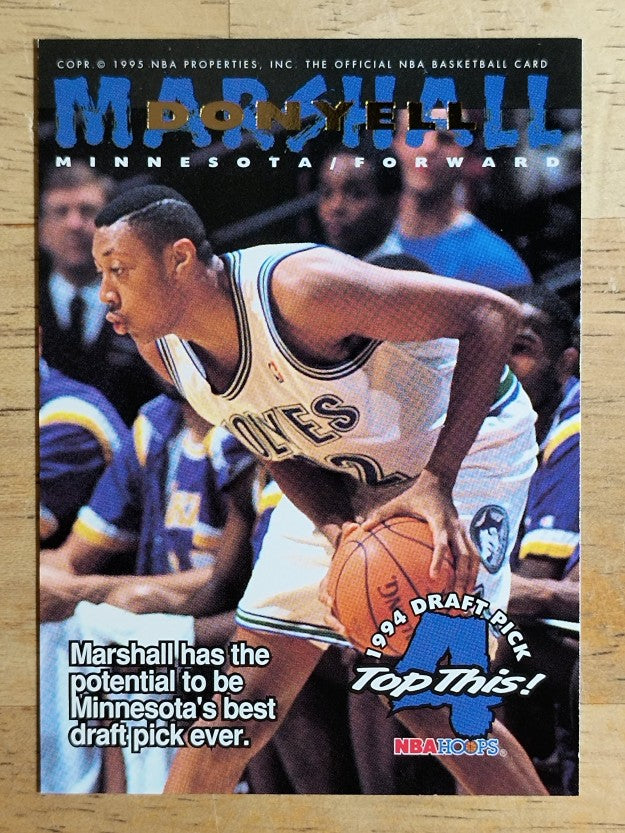 1994-95 Hoops #424 Donyell Marshall TOP/Jamal Mashburn