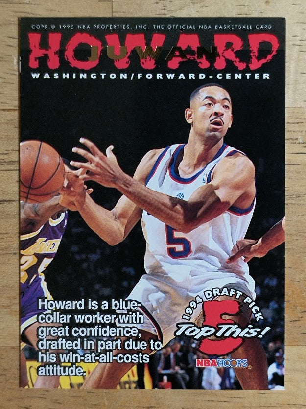 1994-95 Hoops #425 Juwan Howard TOP/Isaiah Rider