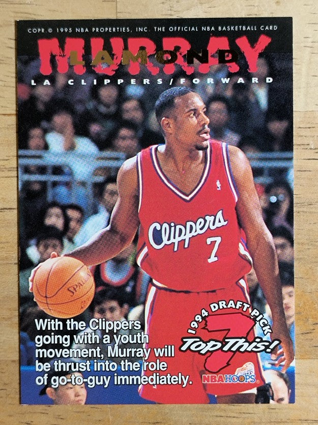 1994-95 Hoops #427 Lamond Murray TOP/Bobby Hurley