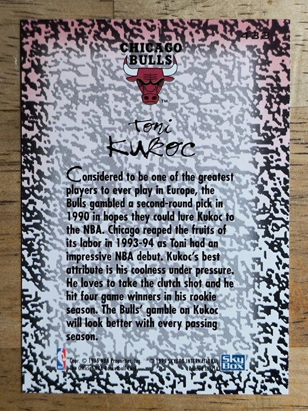 1994-95 Hoops #433 Toni Kukoc GM