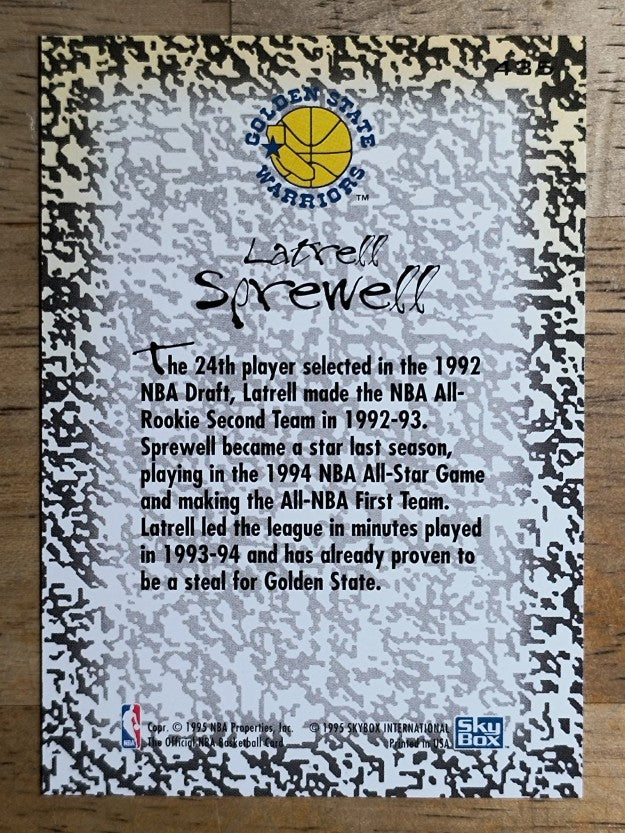 1994-95 Hoops #435 Latrell Sprewell GM
