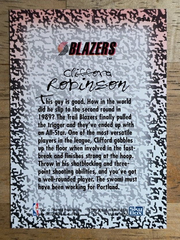 1994-95 Hoops #445 Clifford Robinson GM