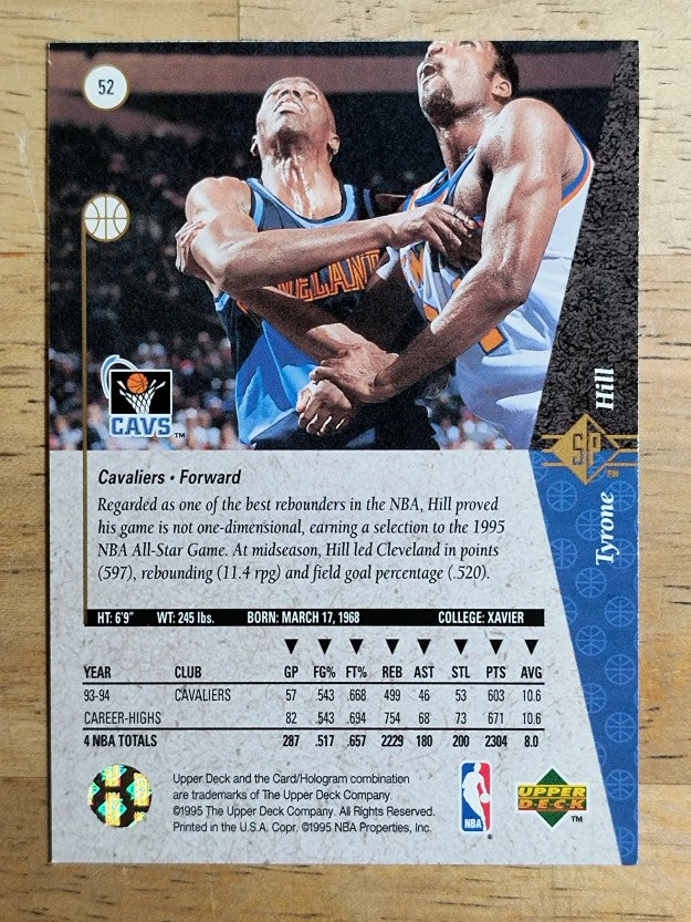 1994-95 SP #52 Tyrone Hill