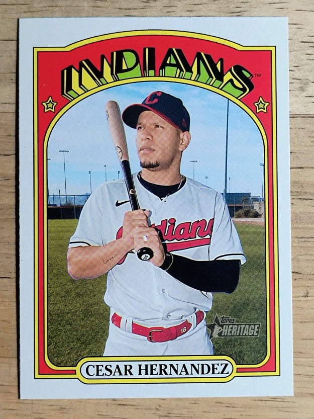 2021 Topps Heritage #270 Cesar Hernandez