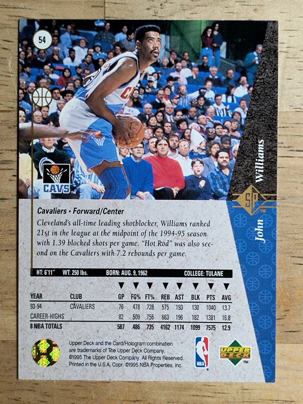 1994-95 SP #54 John Williams