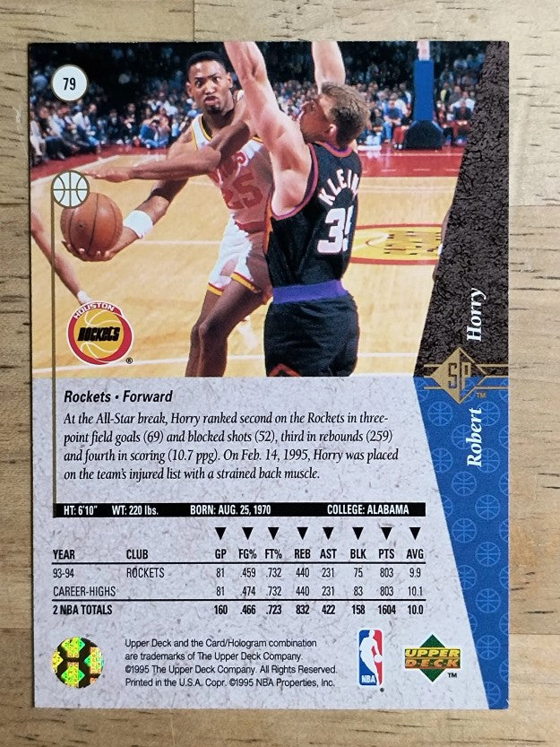 1994-95 SP #79 Robert Horry