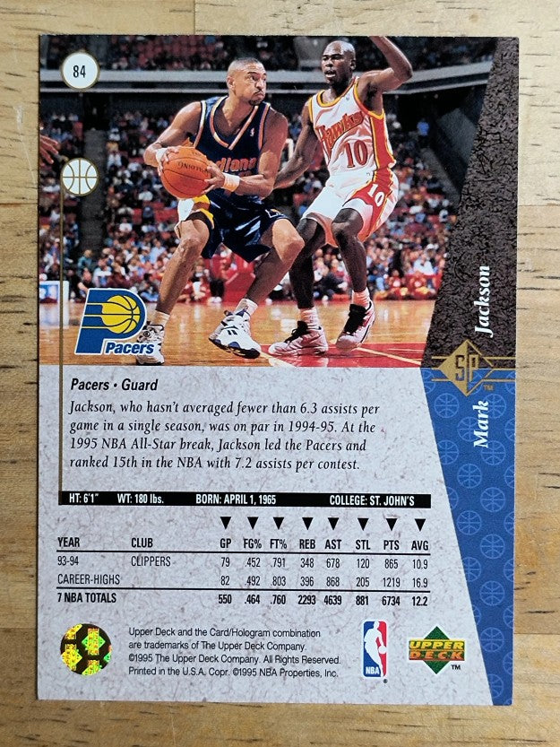 1994-95 SP #84 Mark Jackson