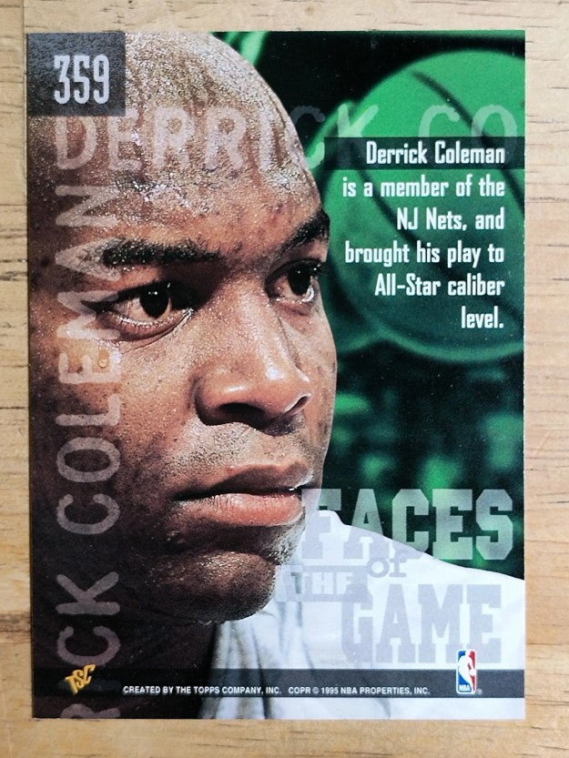 1994-95 Stadium Club #359 Derrick Coleman FG