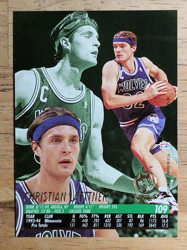 1994-95 Ultra #109 Christian Laettner