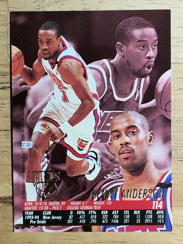 1994-95 Ultra #114 Kenny Anderson