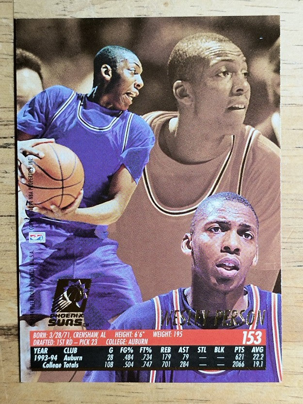 1994-95 Ultra #153 Wesley Person RC