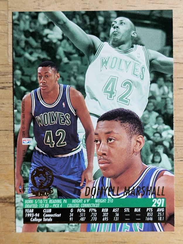 1994-95 Ultra #291 Donyell Marshall RC