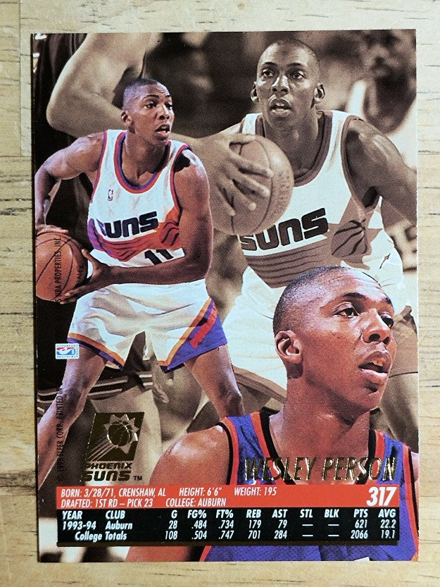 1994-95 Ultra #317 Wesley Person
