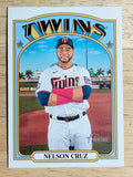 2021 Topps Heritage #307 Nelson Cruz