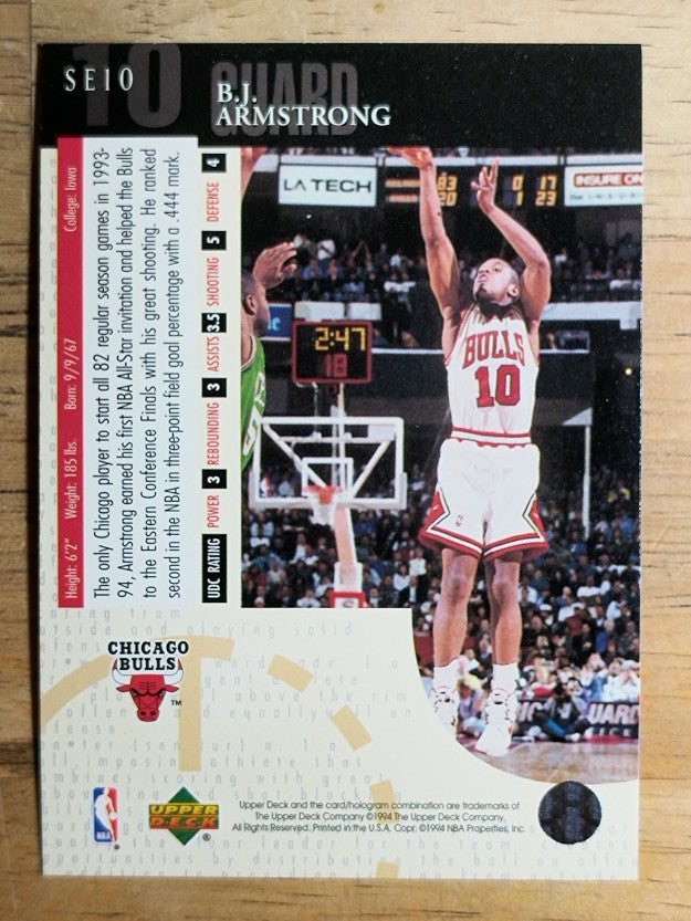 1994-95 Upper Deck Special Edition #10 B.J. Armstrong