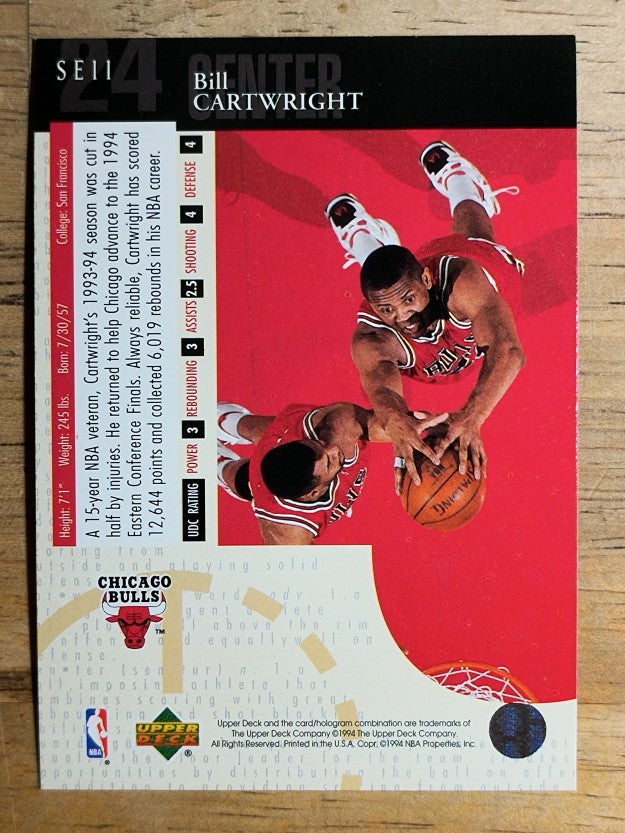 1994-95 Upper Deck Special Edition #11 Bill Cartwright