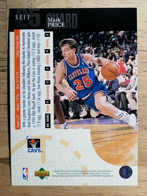 1994-95 Upper Deck Special Edition #13 Mark Price